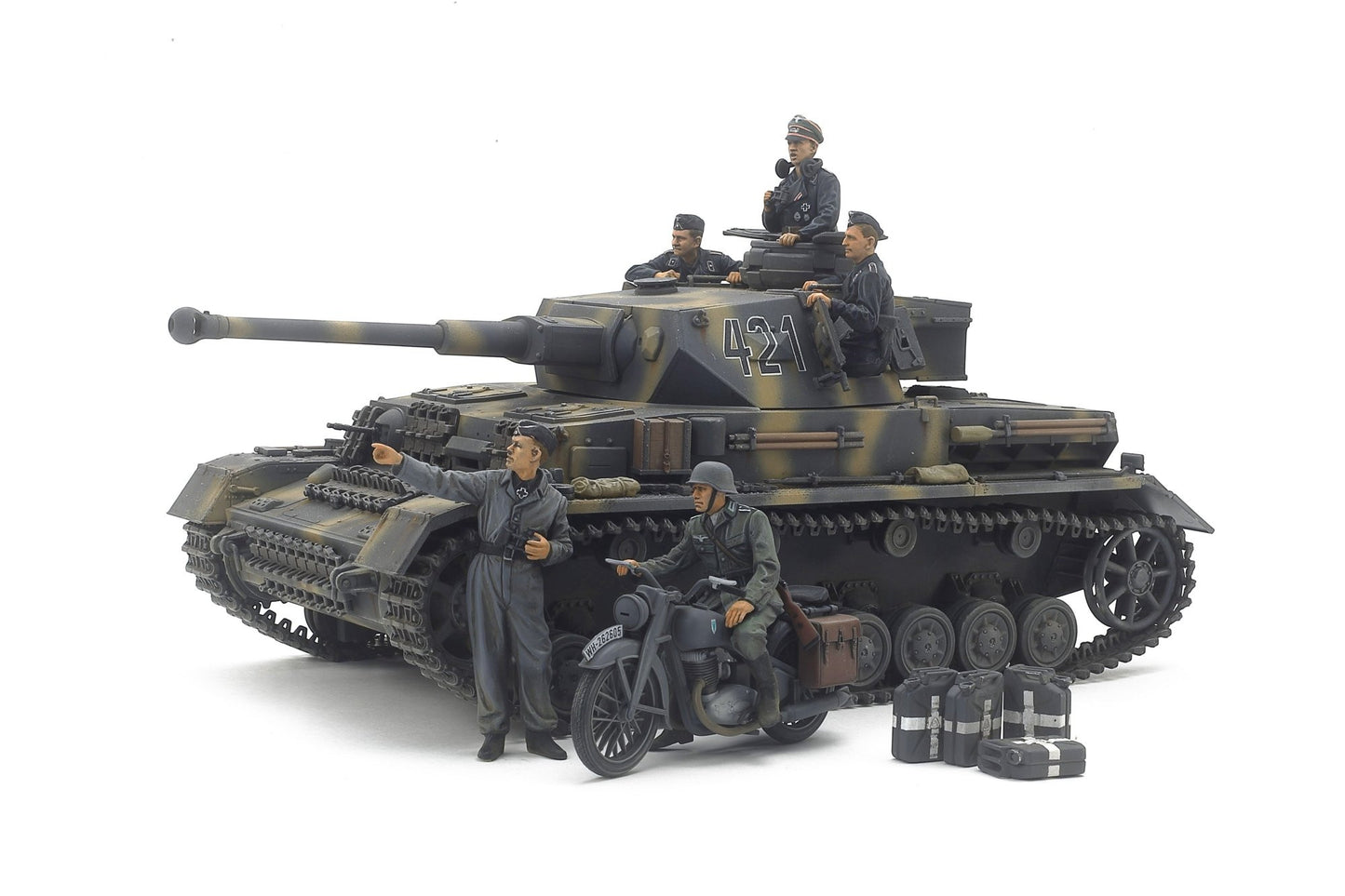 PZKW IV Ausf.G Early Pro.& M/Cycle 1/35 Scale Tamiya 25209