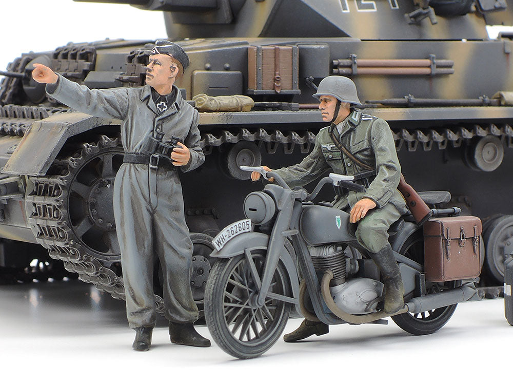 PZKW IV Ausf.G Early Pro.& M/Cycle 1/35 Scale Tamiya 25209