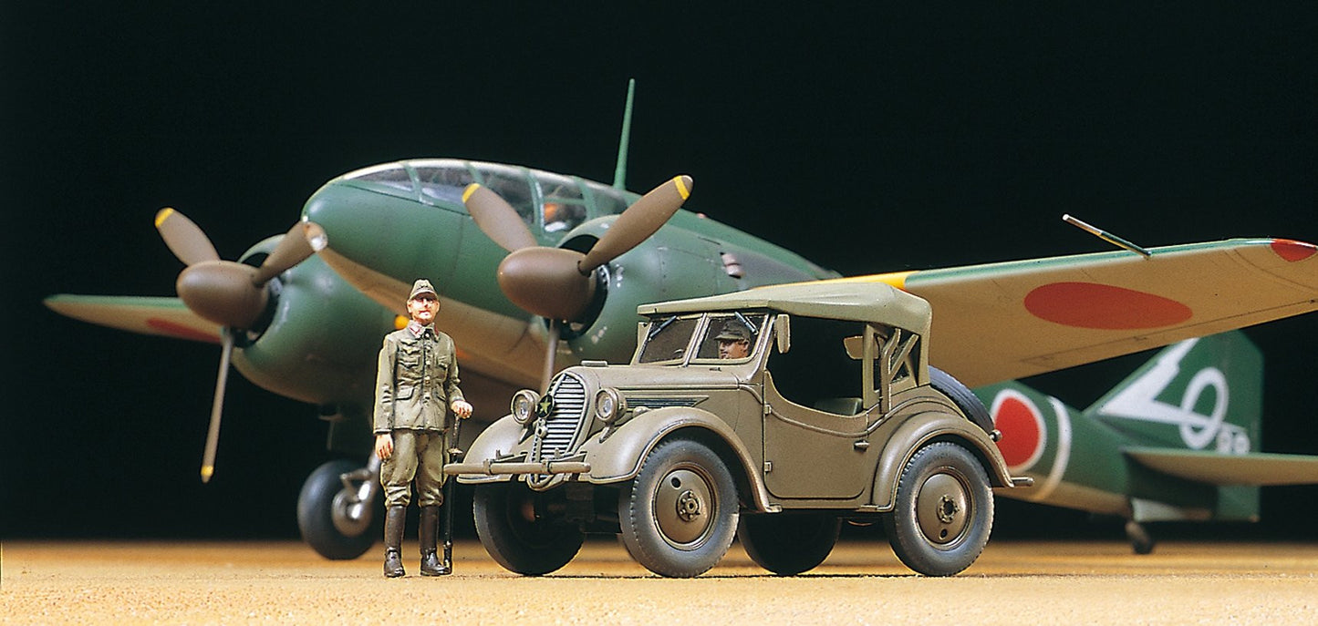 Mitsubishi Ki-46 III Type 100 & 4x4 Light Vehicle - 1/48 Scale Tamiya 25217