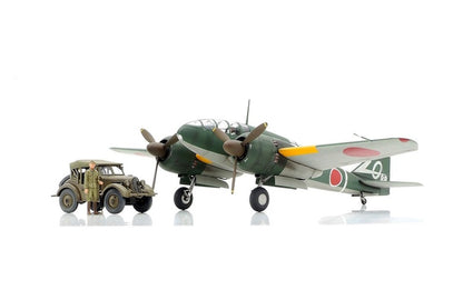 Mitsubishi Ki-46 III Type 100 & 4x4 Light Vehicle - 1/48 Scale Tamiya 25217