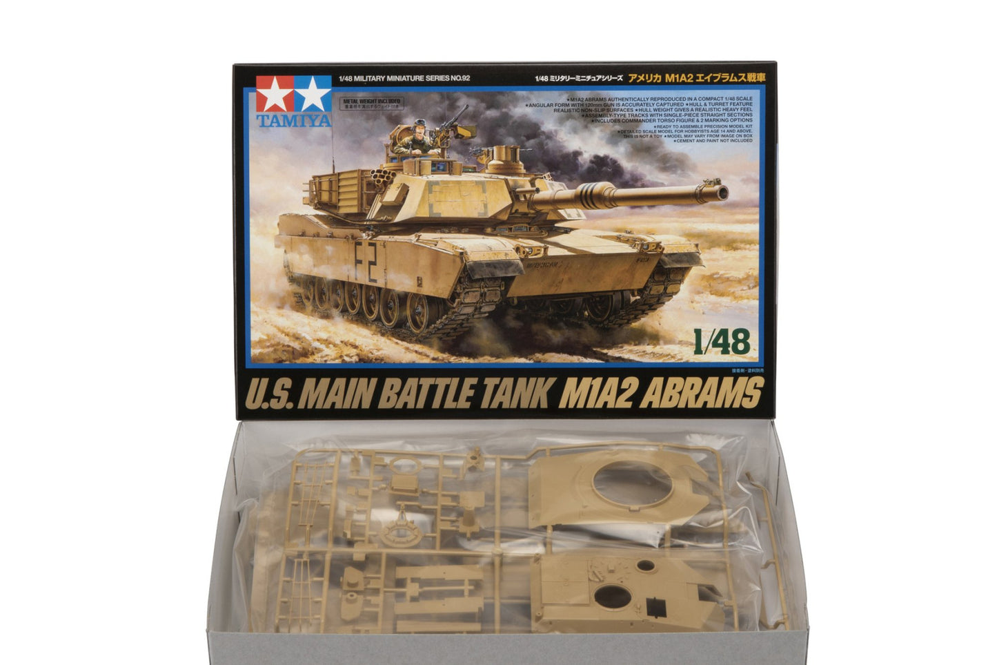 US Main Battle tank M1A2 Abrams 1/48 Scale Tamiya 32592