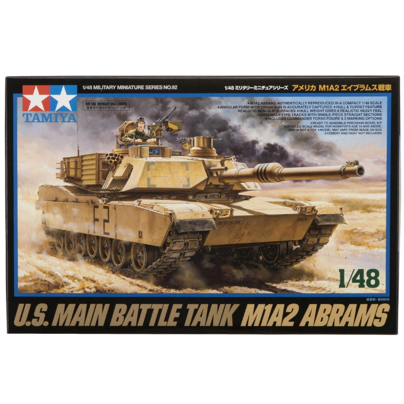 US Main Battle tank M1A2 Abrams 1/48 Scale Tamiya 32592