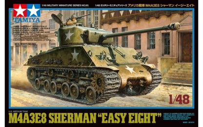 US Medium Tank M4A3E8 Sherman "Easy Eight" 1/48 Scale Tamiya 32595