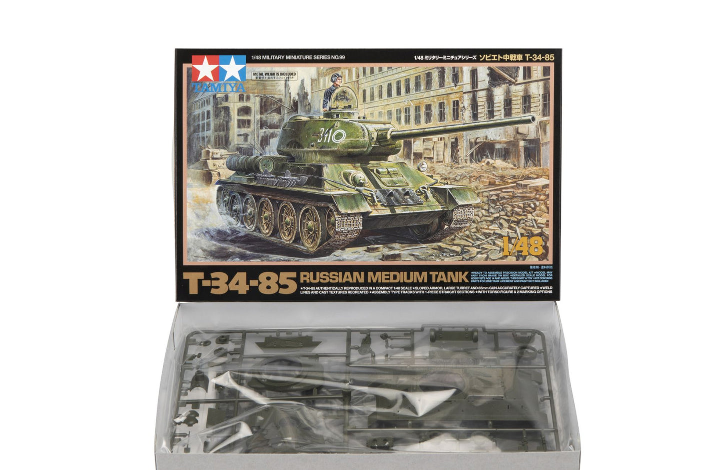 Russian Medium Tank T-34-85 - 1/48 Scale Tamiya 32599