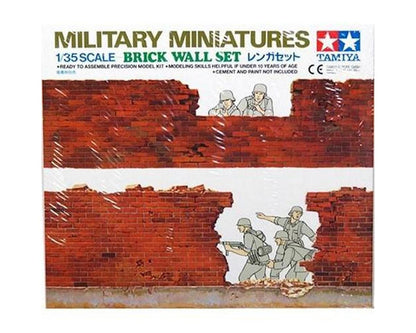 Brick Wall Set 1/35 Scale Tamiya 35028