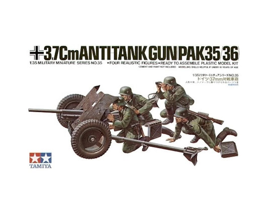3.7Cm Anti Tank Gun (PAK 35/36) 1/35 Scale Tamiya 35035