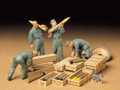 German Tank Ammo-Loading Crew 1/35 Scale Tamiya 35188