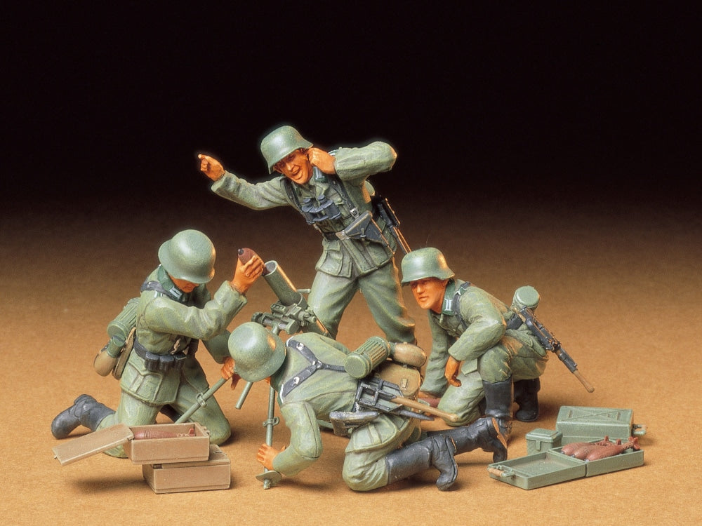 German Infantry Mortar Team 1/35 Scale Tamiya 35193