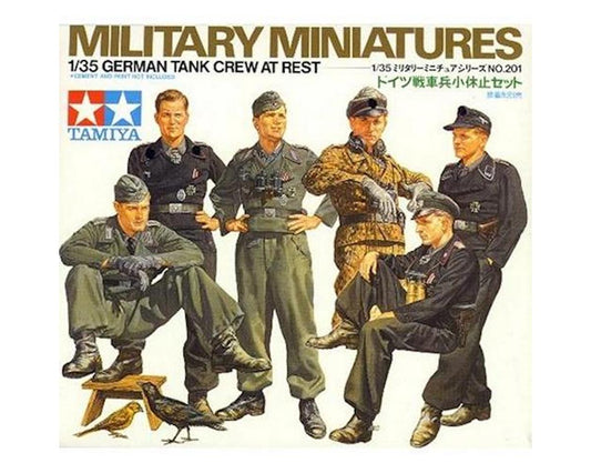 German Tank Crew at Rest 1/35 Scale Tamiya 35201