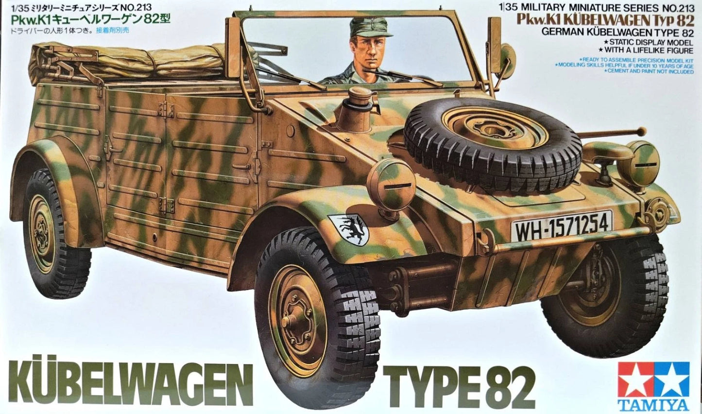 German Kubelwagen Type 82 - 1/35 Scale Tamiya 35213