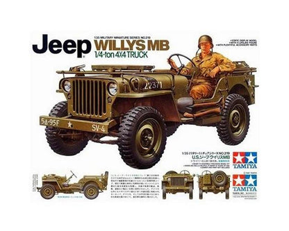 US Willys Jeep MB 1/4 Ton 1/35 Scale Tamiya 35219