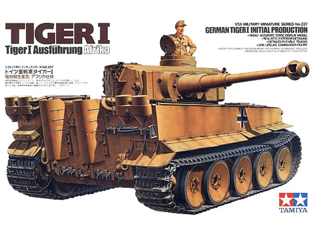 German Tiger 1 Initial Production 1/35 Scale Tamiya 35227