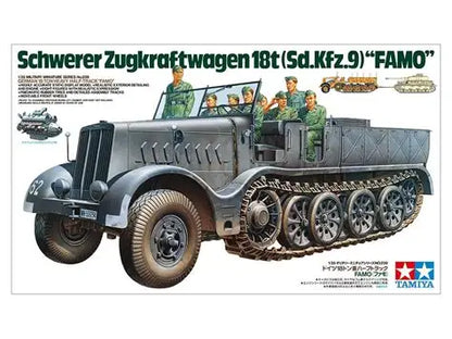 German 18t Heavy + Track FAMO 1/35 Scale Tamiya 35239