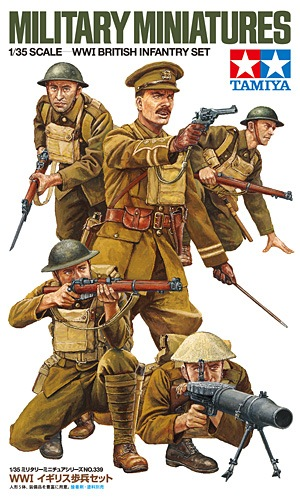 WWI British Infantry Set - 1/35 Scale Tamiya 35339