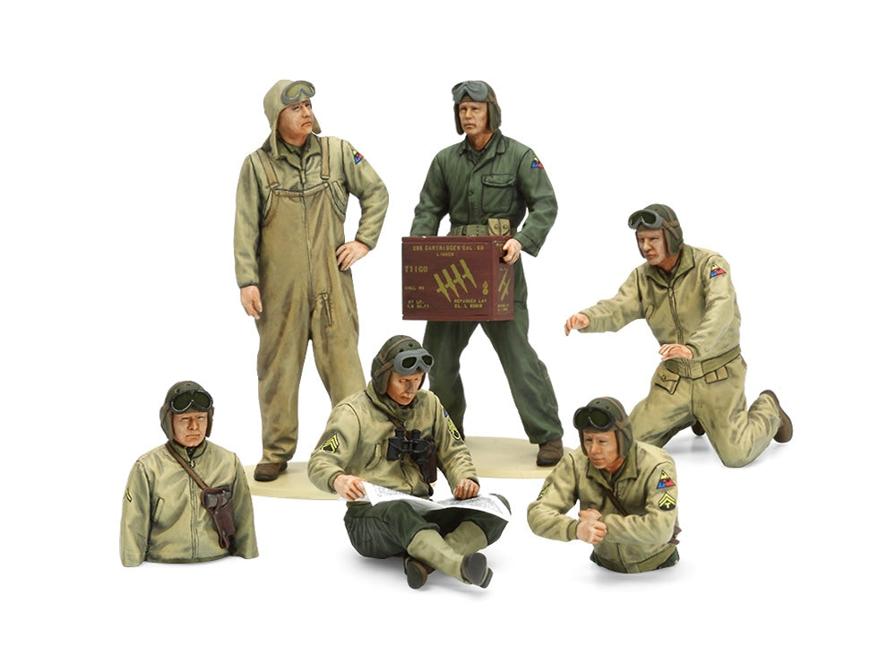 US Tank Crew Set (European Theater) 1/35 Scale Tamiya 35347