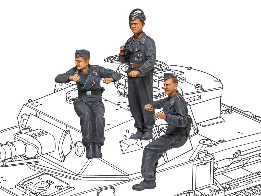 German Tank PZKW IV Ausf.F 1/35 Scale Tamiya 35374