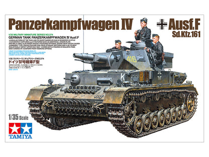 German Tank PZKW IV Ausf.F 1/35 Scale Tamiya 35374