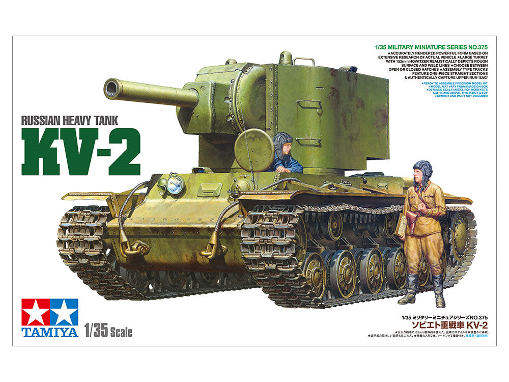 Russian Heavy Tank KV-2 1/35 Scale Tamiya 35375