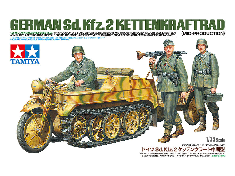 Kettenkraftrad Mid. Production 1/35 Scale Tamiya 35377