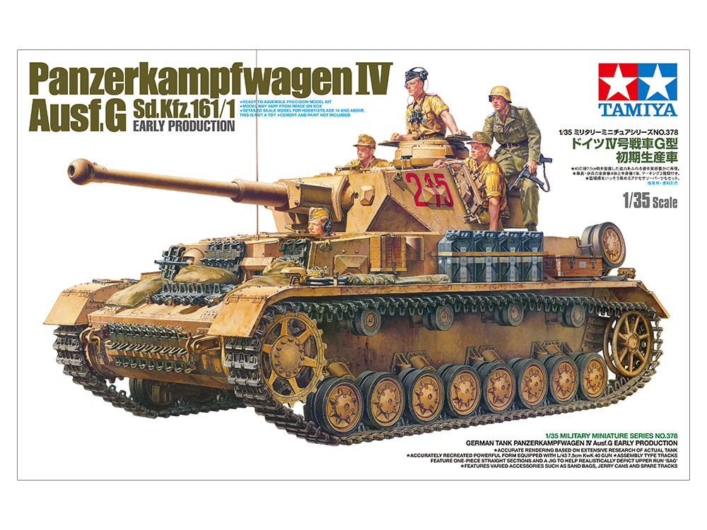 Pz.Kpfw.IV Ausf.G Early 1/35 Scale Tamiya 35378