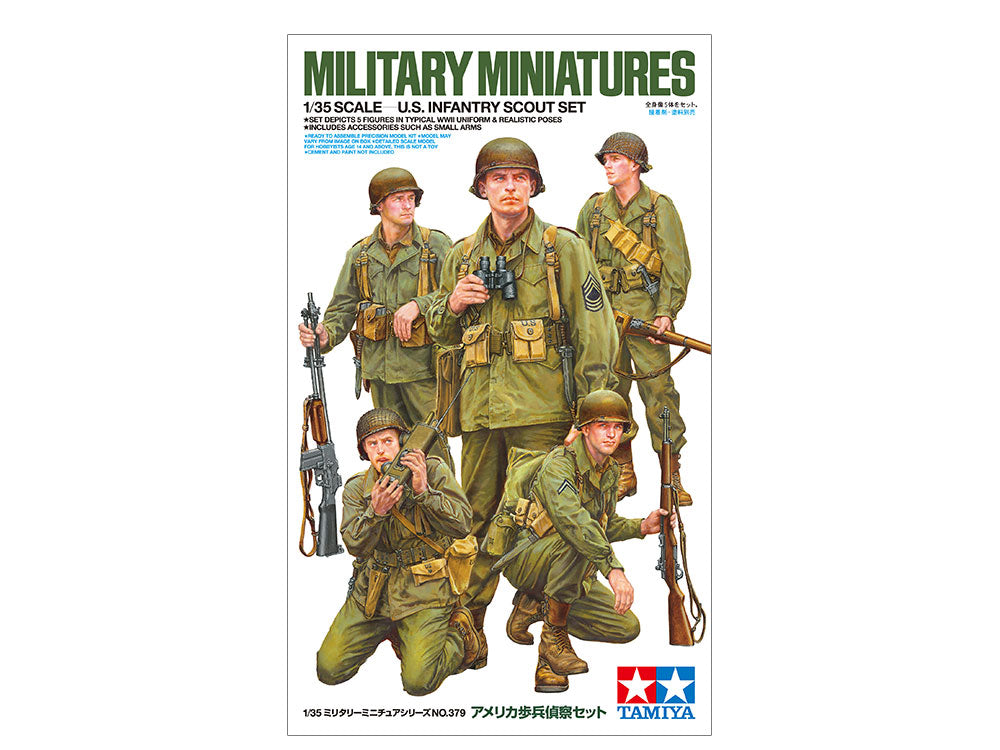 US Infantry Scout Set 1/35 Scale Tamiya 35379