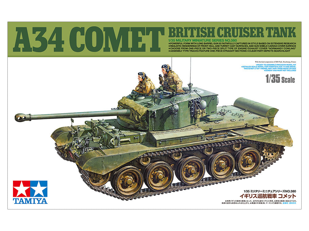 British Cruiser Tank A34 Comet - 1/35 Scale Tamiya 35380