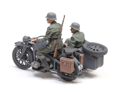 German KS600 Motorcycle & Sidecar 1/35 Scale Tamiya 35384