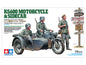 German KS600 Motorcycle & Sidecar 1/35 Scale Tamiya 35384