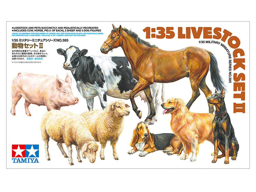 Livestock Set II 1/35 Scale Tamiya 35385