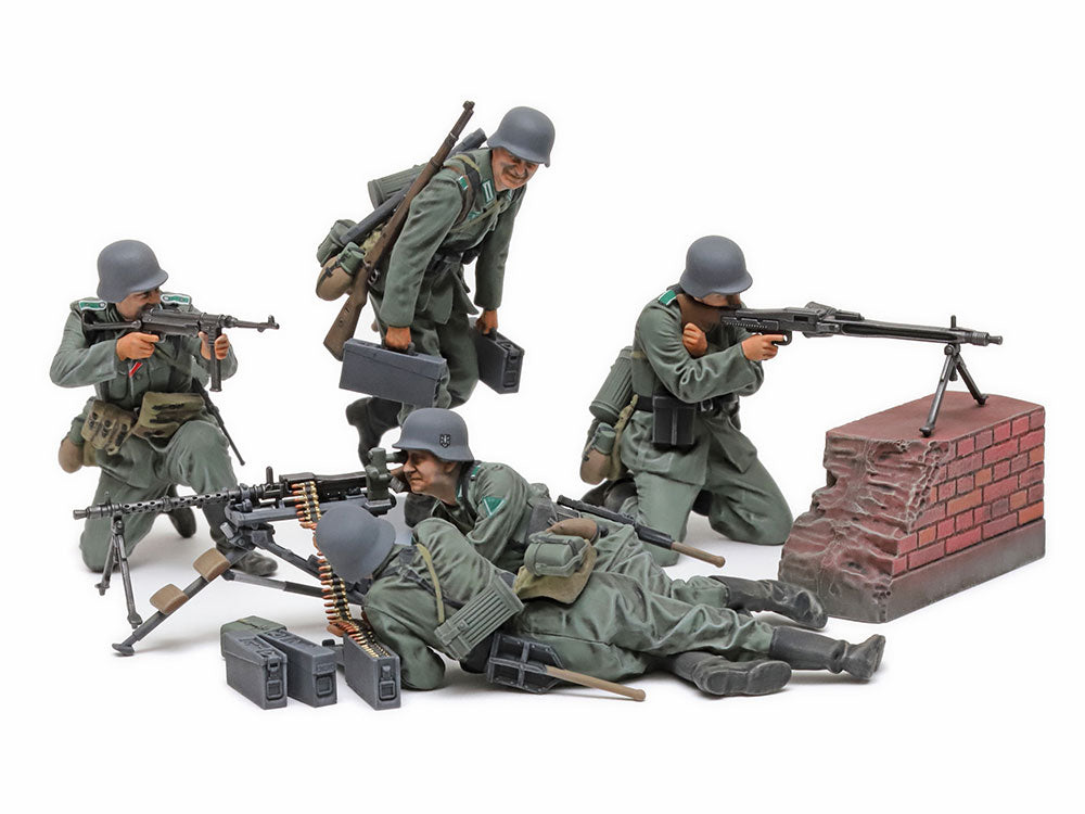 German MG Team Mid-WWII 1/35 Scale Tamiya 35386