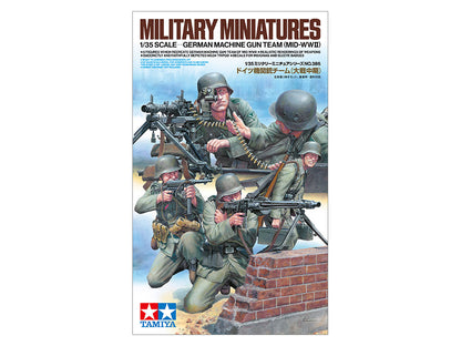 German MG Team Mid-WWII 1/35 Scale Tamiya 35386