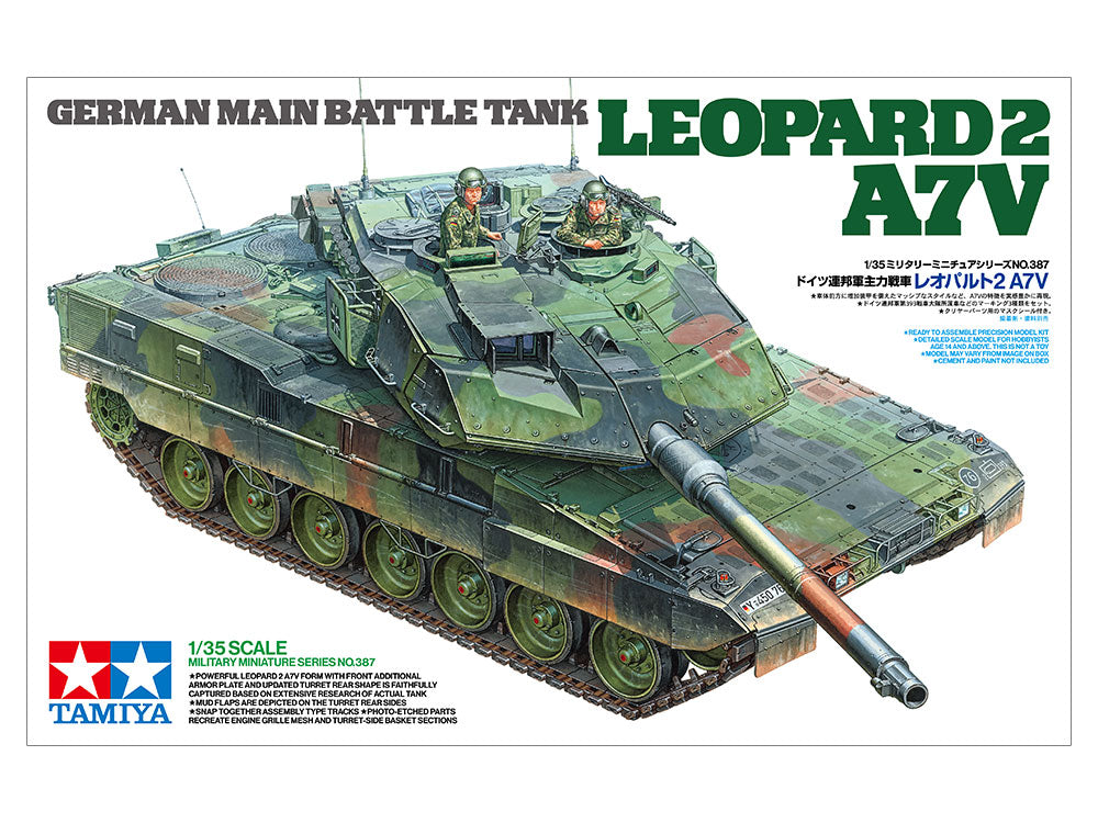 Leopard 2 A7V 1/35 Scale Tamiya 35387