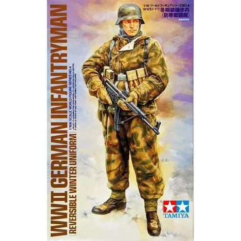 WWII German Infantryman 1/16 Scale Tamiya 36304