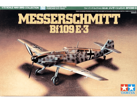 Messerschmitt Bf109 E3 1/72 Scale Tamiya 60750