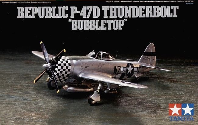P-47D Thunderbolt Bubbletop - 1/72 Scale Tamiya 60770