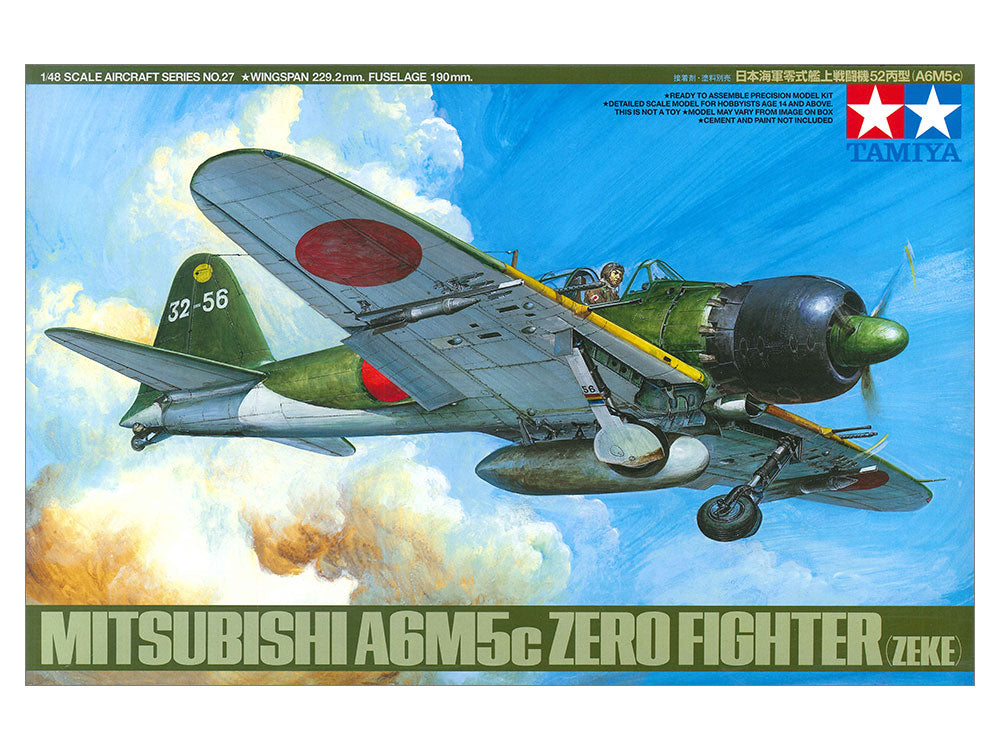 A6M5c Type 52 Zero Fighter 1/48 Scale Tamiya 61027