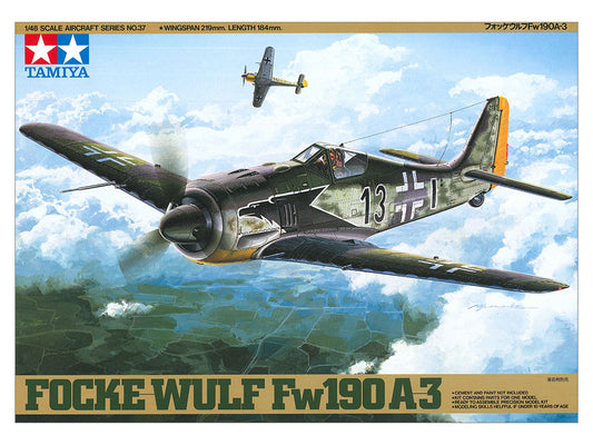 Focke-Wulf Fw190 A-3 1/48 Scale Tamiya 61037