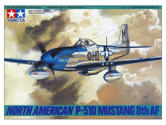 North American P-51D Mustang 1/48 Scale Tamiya 61040
