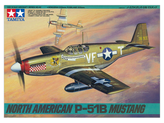 North American P-51B Mustang 1/48 Scale Tamiya 61042
