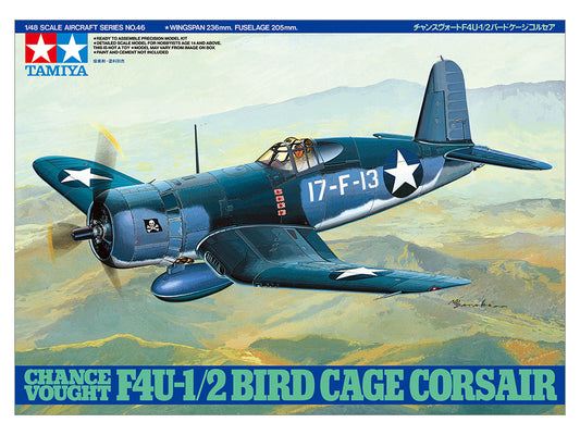 C.V.F4U-1/2 Bird Cage Corsair 1/48 Scale Tamiya 61046