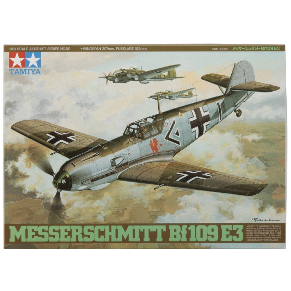 Messerschmitt Bf.109 E-3 - 1/48 Scale Tamiya 61050