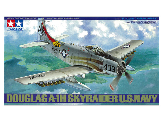 Douglas Skyraider AD-6 (A-1H) 1/48 Scale Tamiya 61058