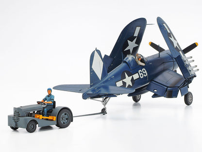 F4U-1D Corsair w/Moto-Tug 1/48 Scale Tamiya 61085