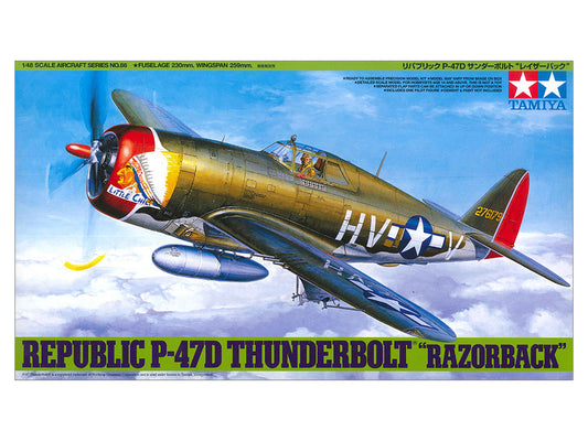 Republic P-47DThunderbolt 1/48 Scale Tamiya 61086