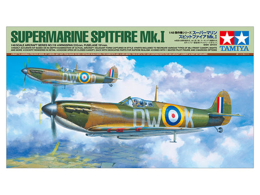 Supermaine Spitfire Mk.I 1/48 Scale Tamiya 61119