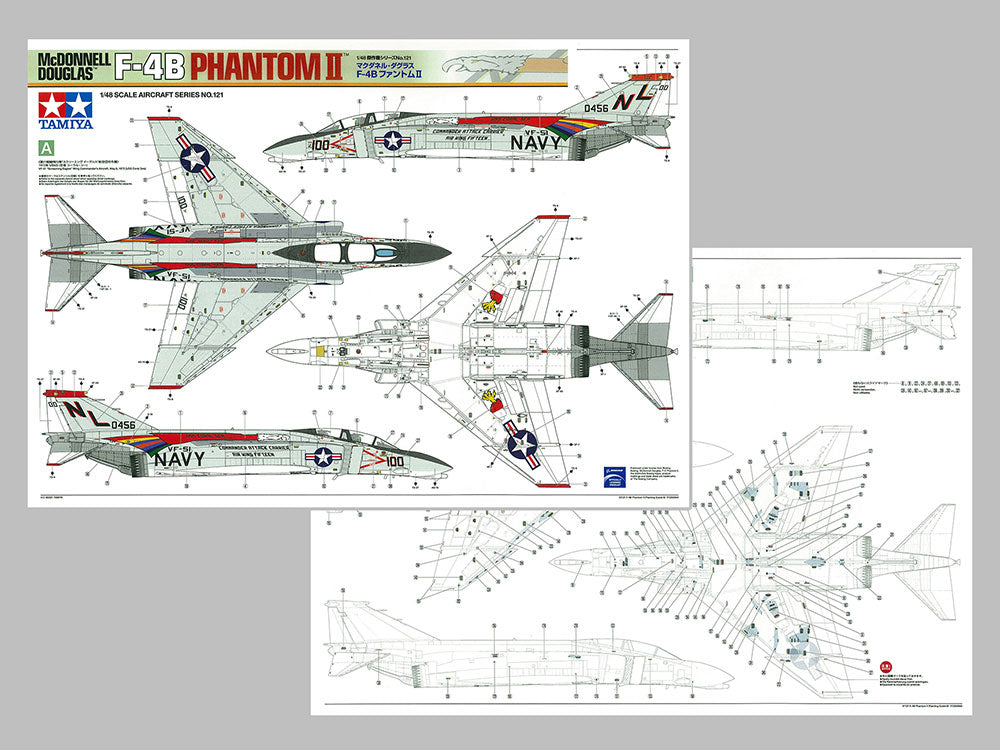 F-4B Phantom II 1/48 Scale Tamiya 61121