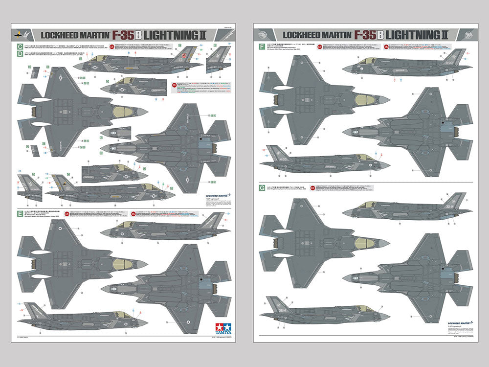 Lockhead Martin F-35B Lightning II 1/48 Scale Tamiya 61125