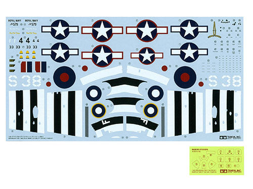 Grumman FM-1 Wildcat / Martlet Mk.V 1/48 Scale Tamiya 61126