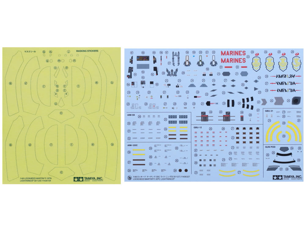 Lockhead Martin F-35C Lightning II1/48 Scale Tamiya 61127
