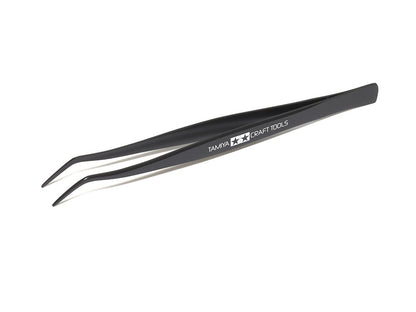 Angled Tweezers Tamiya 74003